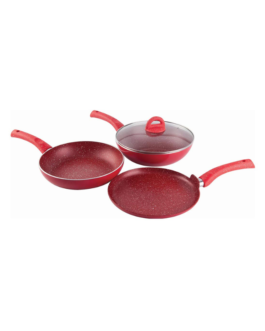 Granite Non-stick Cookware Set, 4Pc